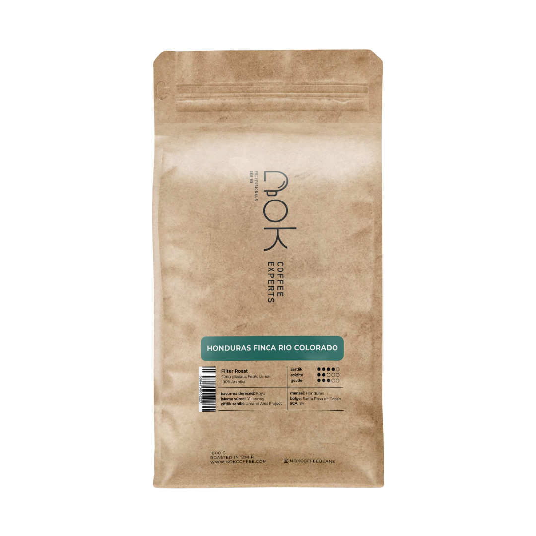 Honduras Finca Rio Colorado - Çekirdek (Öğütülmemiş) - 1 Kg