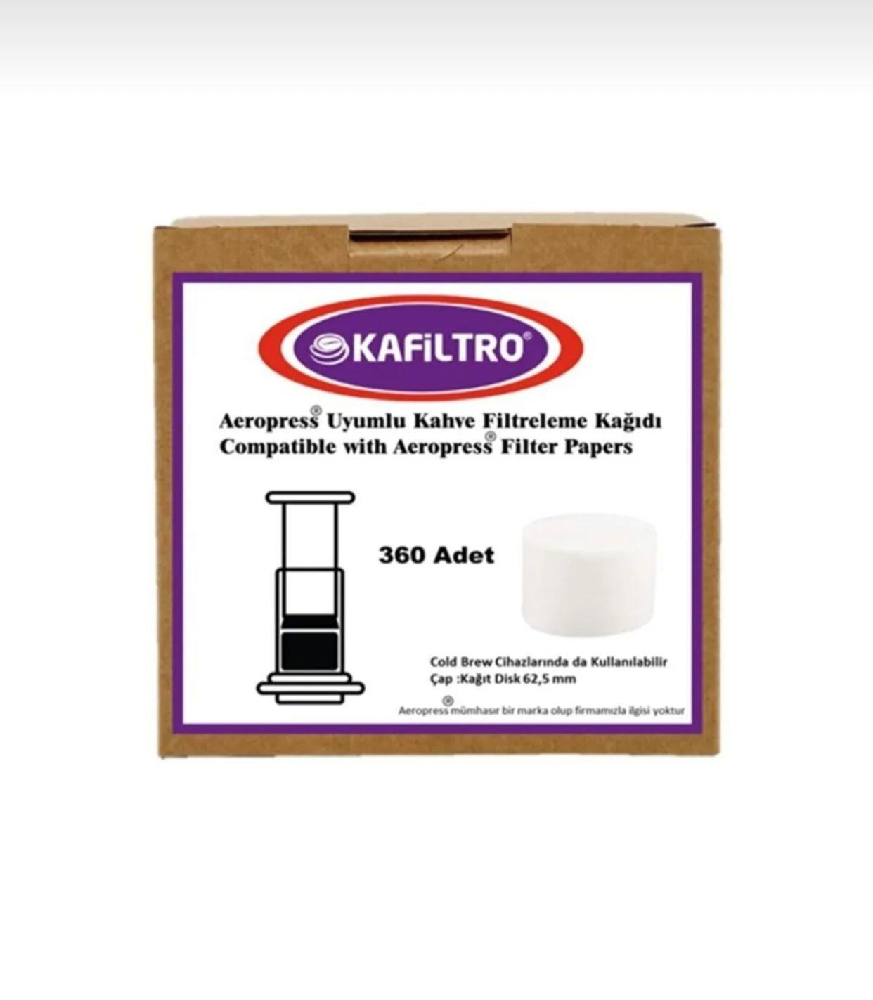 Бумажный фильтр, совместимый с Kafiltro Aeropress, 360 шт.
