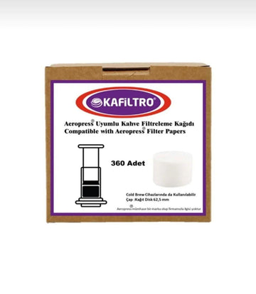 Kafiltro Aeropress Compatible Paper Filter 360 Pieces